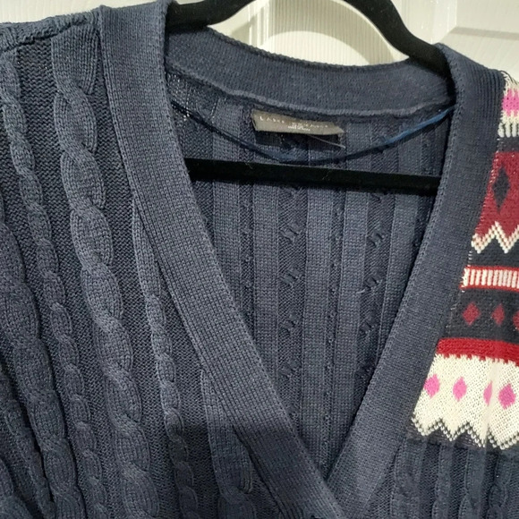 NWOT Lane Bryant Classic Button-Front Cable & Jacquard Cardigan - Picture 4 of 13